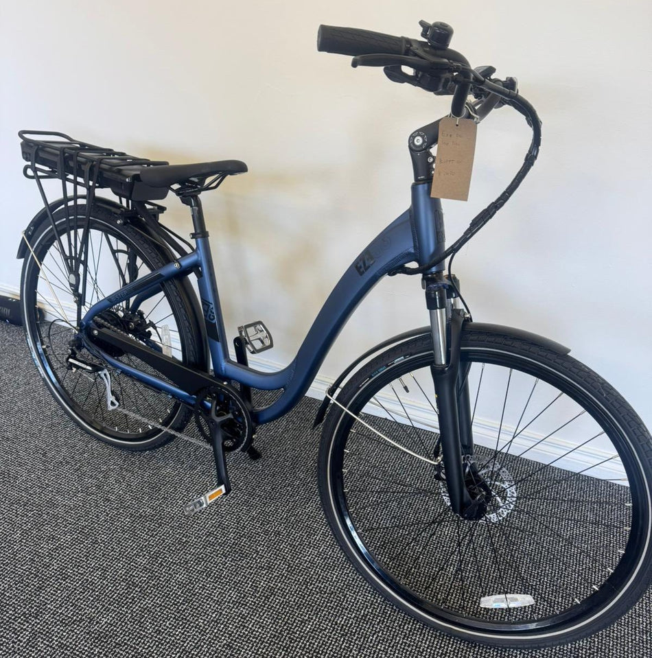 EZEGO Step NX 700c Electric Bike - Matt Metallic Blue